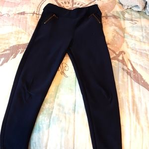 Dark blue leggings  (Size: 10/12 kids)